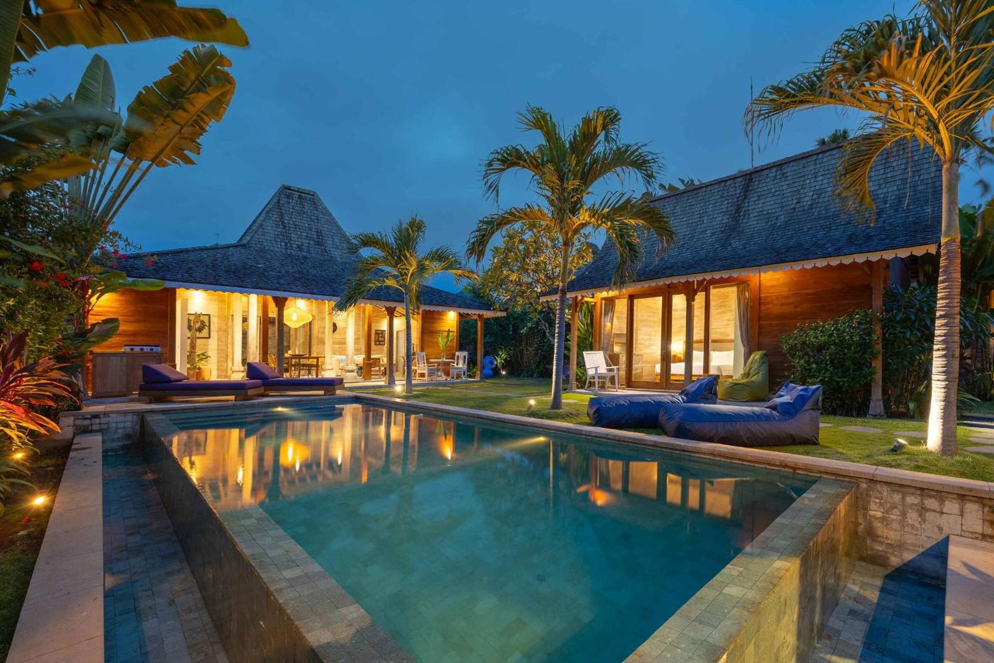 Villa Du Bah - Family Gateway 3Br Villa 12Min To Beach With Private Pool And Parking Kerobokan Exteriör bild