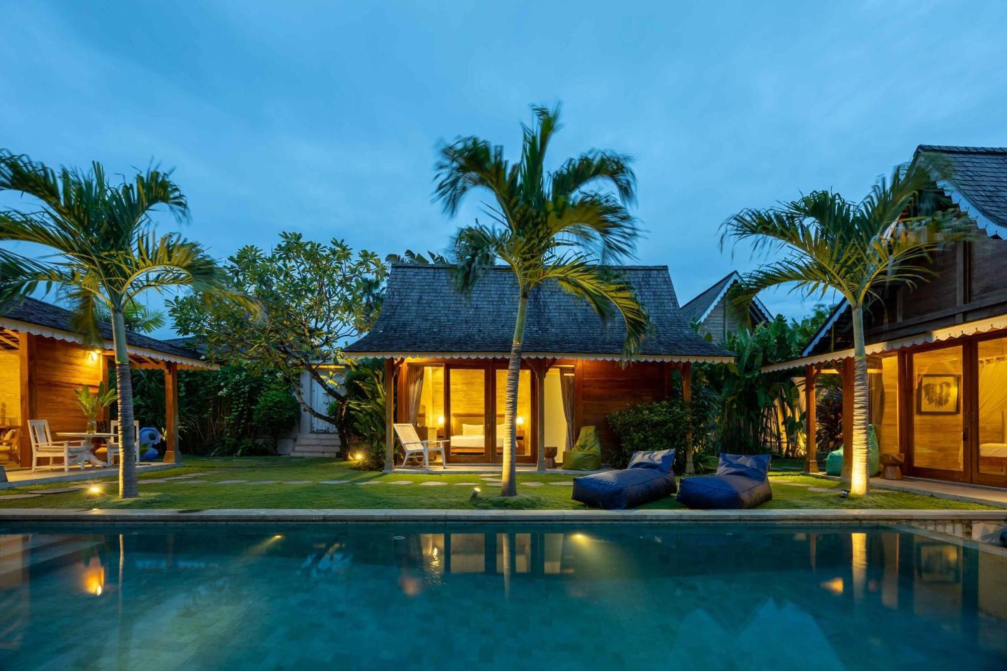 Villa Du Bah - Family Gateway 3Br Villa 12Min To Beach With Private Pool And Parking Kerobokan Exteriör bild