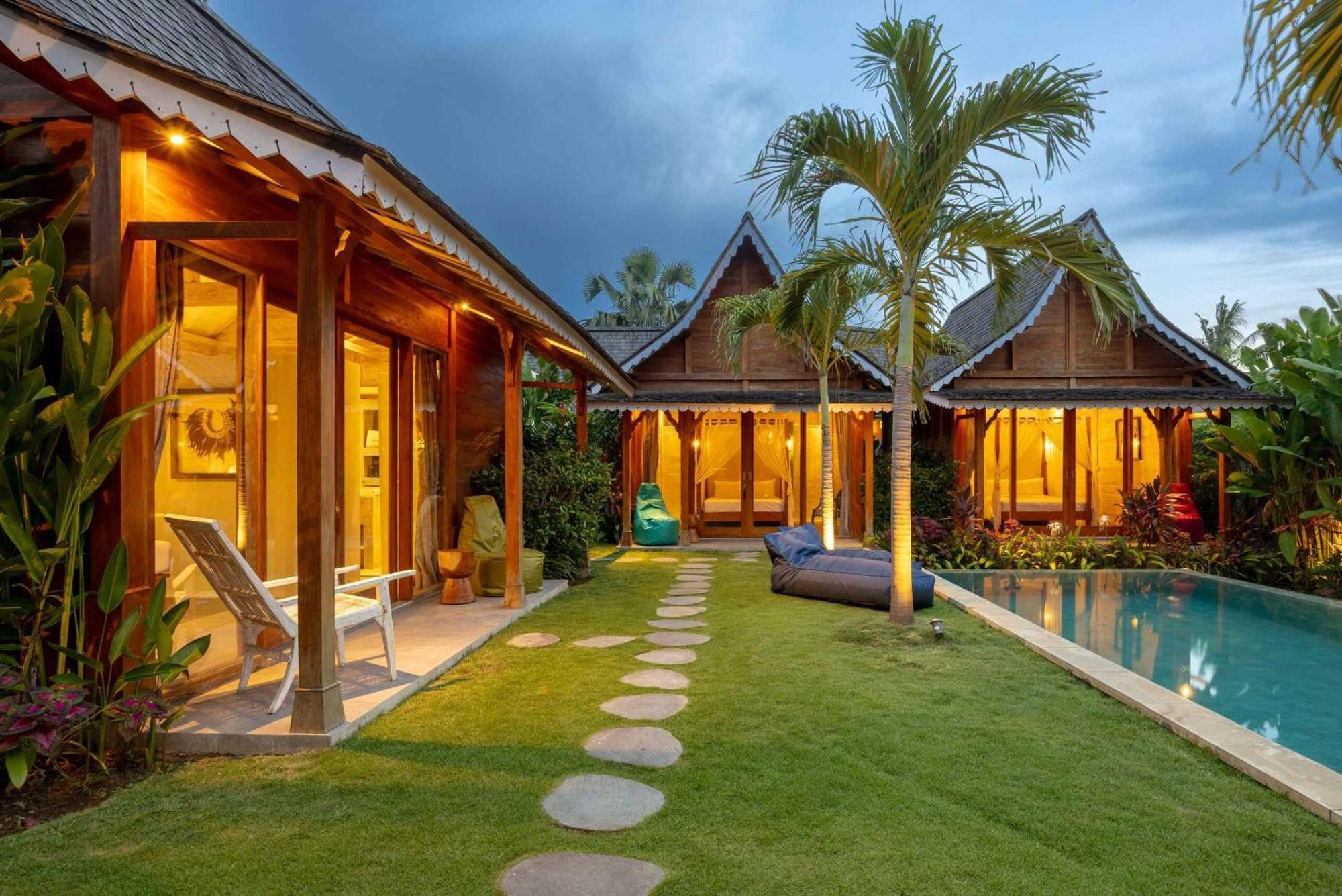 Villa Du Bah - Family Gateway 3Br Villa 12Min To Beach With Private Pool And Parking Kerobokan Exteriör bild