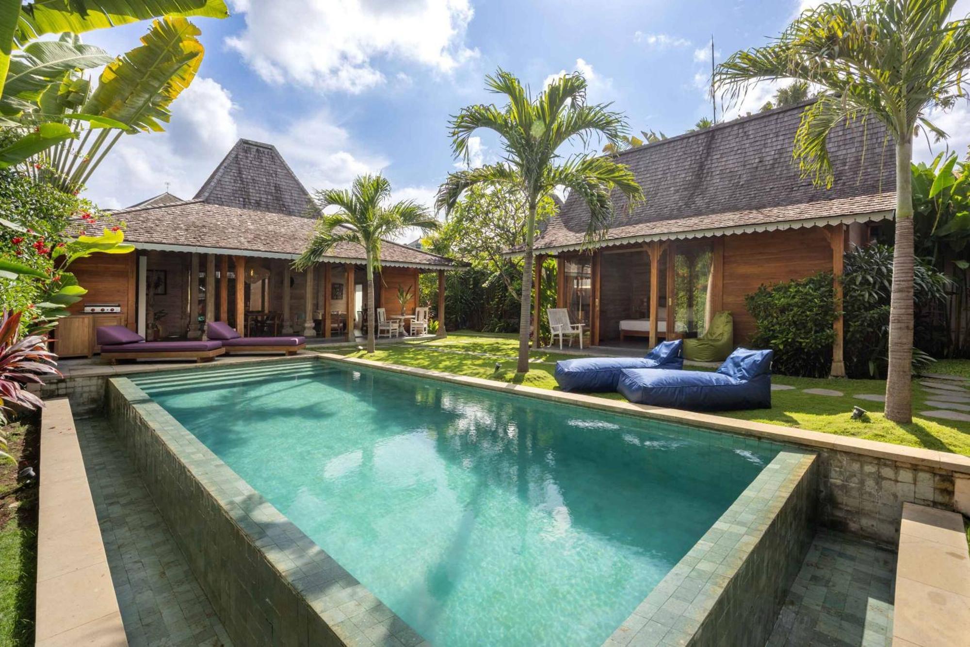 Villa Du Bah - Family Gateway 3Br Villa 12Min To Beach With Private Pool And Parking Kerobokan Exteriör bild