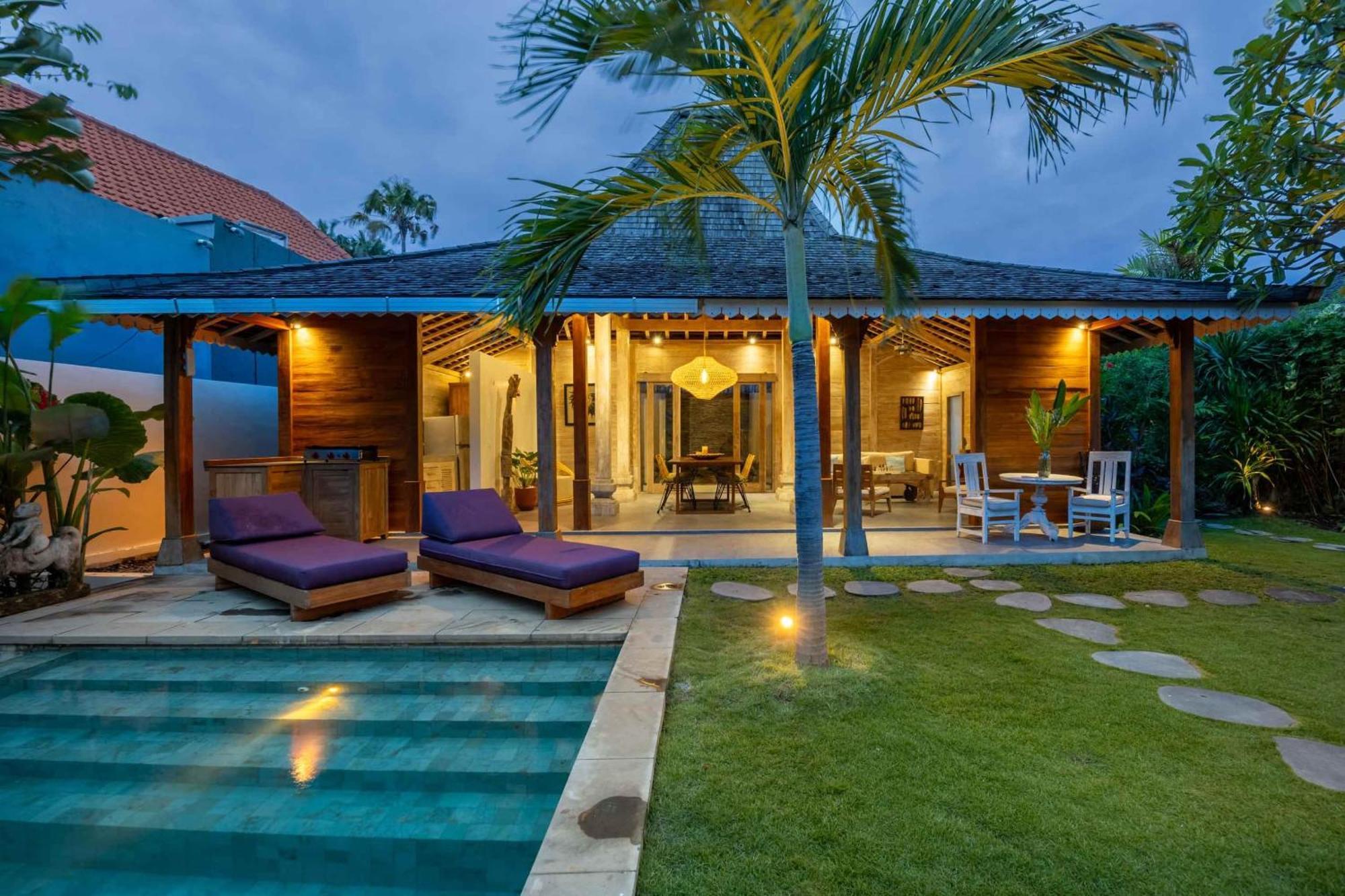 Villa Du Bah - Family Gateway 3Br Villa 12Min To Beach With Private Pool And Parking Kerobokan Exteriör bild