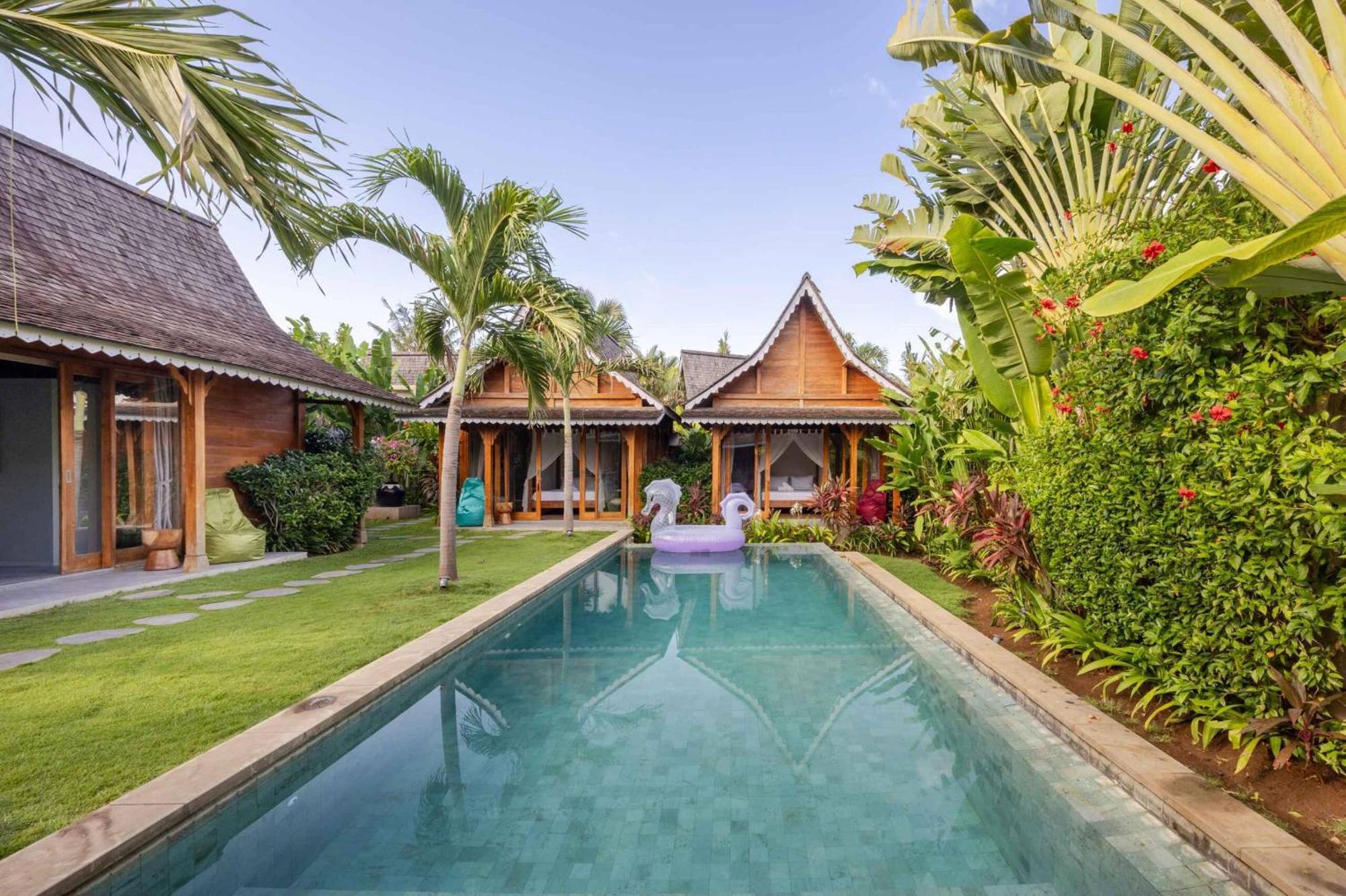 Villa Du Bah - Family Gateway 3Br Villa 12Min To Beach With Private Pool And Parking Kerobokan Exteriör bild