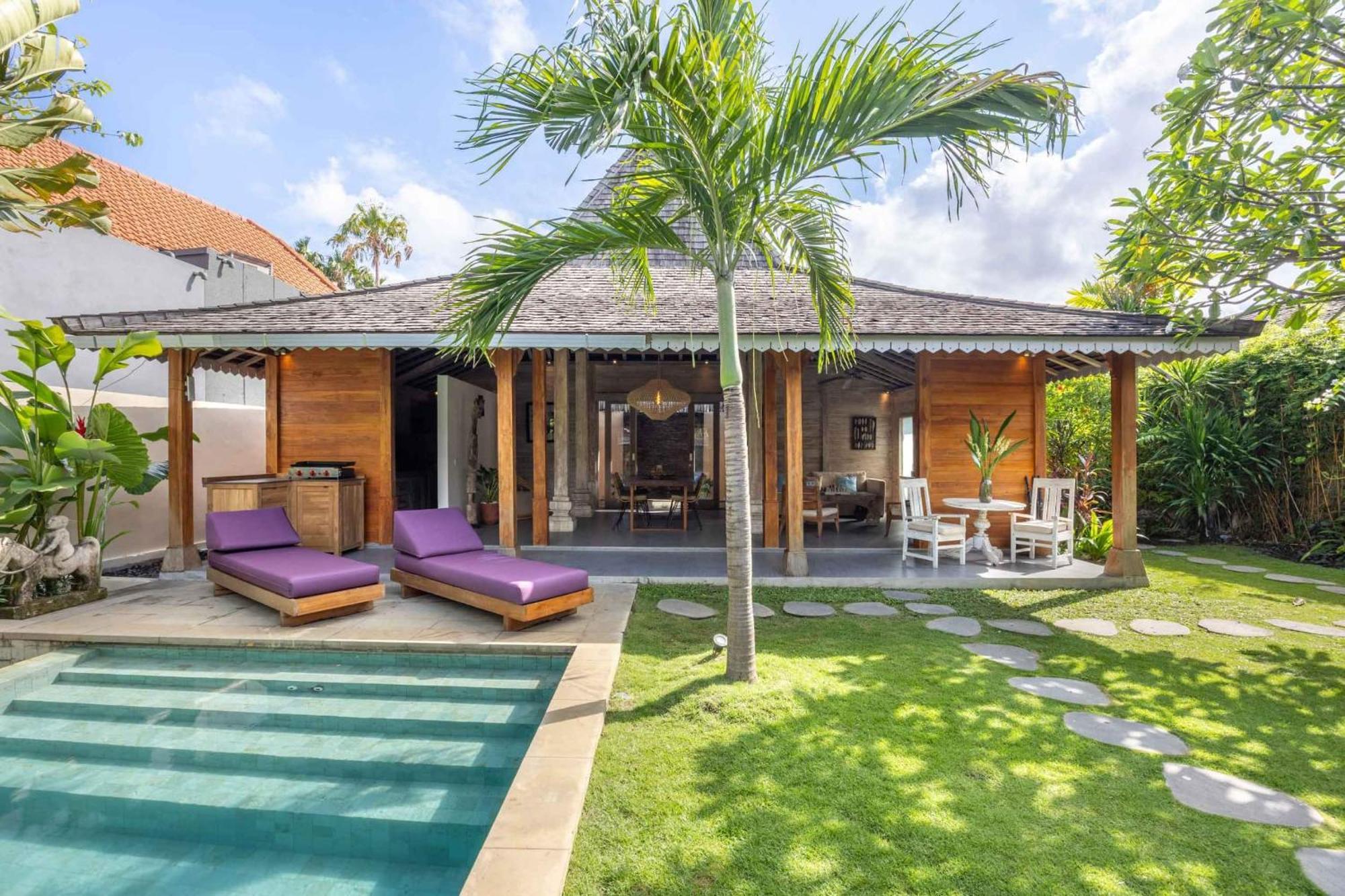 Villa Du Bah - Family Gateway 3Br Villa 12Min To Beach With Private Pool And Parking Kerobokan Exteriör bild