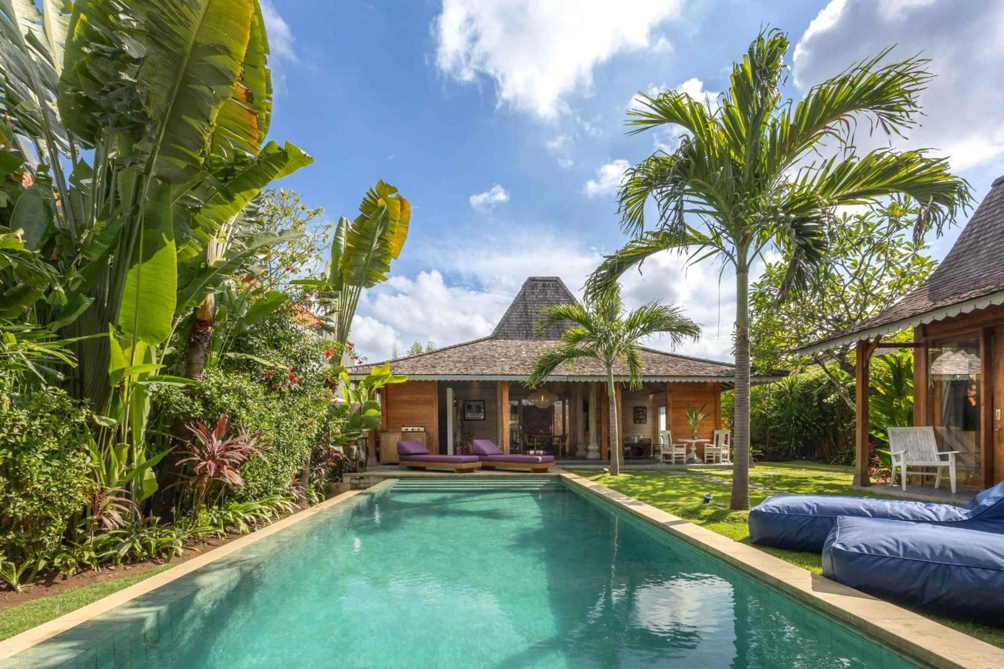 Villa Du Bah - Family Gateway 3Br Villa 12Min To Beach With Private Pool And Parking Kerobokan Exteriör bild